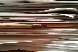 stack of papers