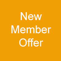 Gold Square with white text - New Member Offer