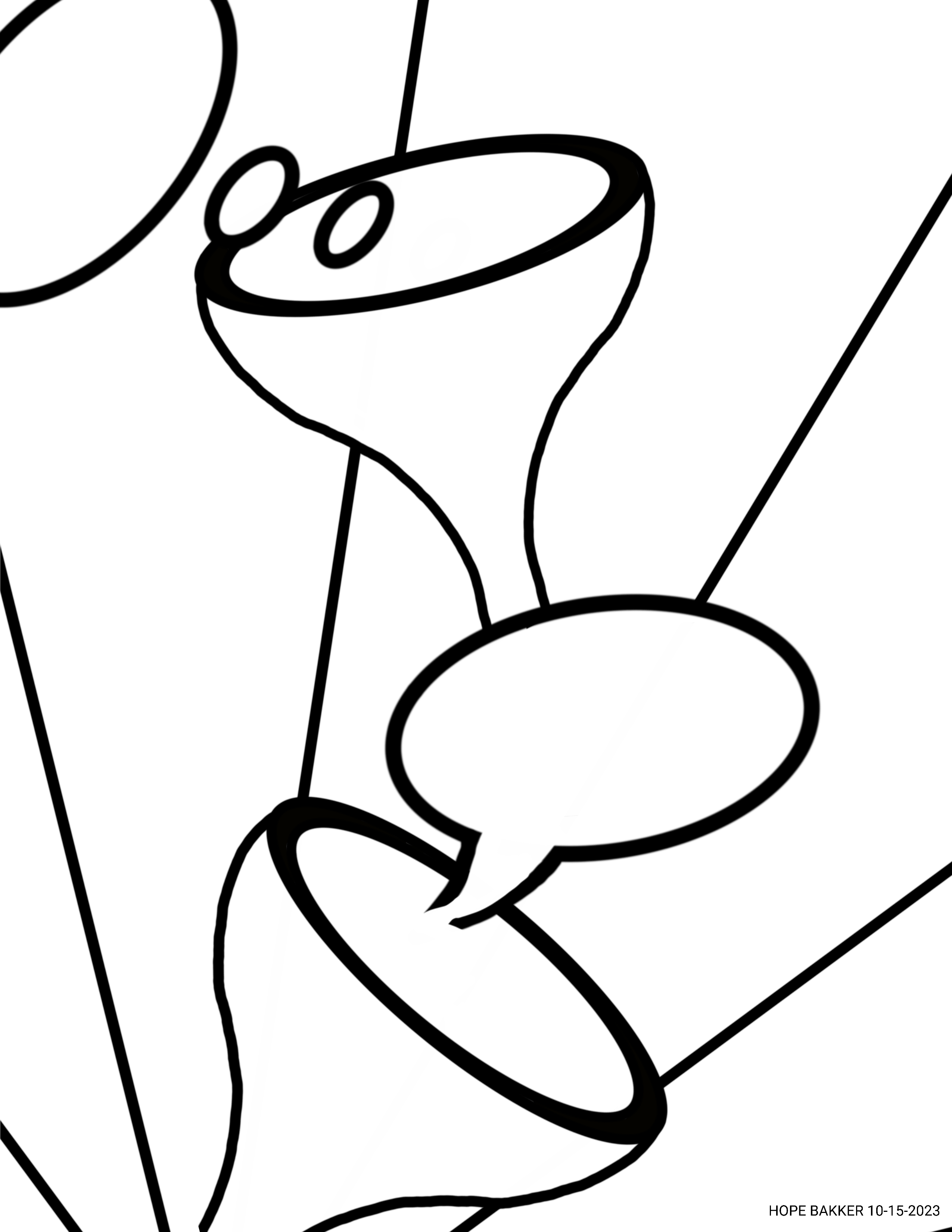 white thought bubble leading to blue funnel to words bubble leading to red funnel to background rays of deeds